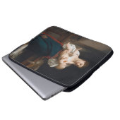 Mutter und Kind (von Bouguereau) Laptopschutzhülle (Vorne Knopf)