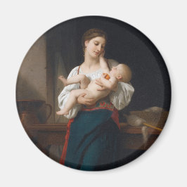 Mutter und Kind (von Bouguereau) Magnet