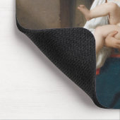 Mutter und Kind (von Bouguereau) Mousepad (Ecke)