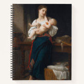 Mutter und Kind (von Bouguereau) Notizblock (Vorderseite)