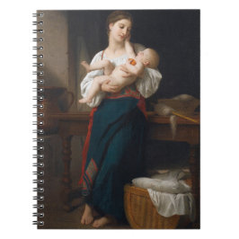 Mutter und Kind (von Bouguereau) Notizblock