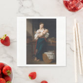 Mutter und Kind (von Bouguereau) Serviette (Beispiel)