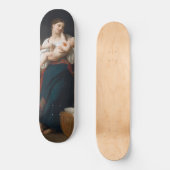 Mutter und Kind (von Bouguereau) Skateboard (Vorderseite)