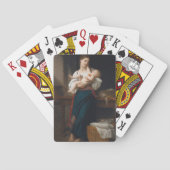 Mutter und Kind (von Bouguereau) Spielkarten (Rückseite)