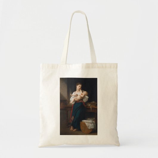 Mutter und Kind (von Bouguereau) Tragetasche (Vorne)