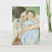 Mutter und Kind von Cassatt Karte (Vorderseite)