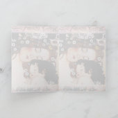 Mutter und Kind von Gustav Klimt Collage Karte (Innenseite)