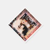 Mutter und Kind von Gustav Klimt Collage Serviette (Ecke)