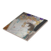 Mutter und Kind von Gustav Klimt Fliese (Seite)