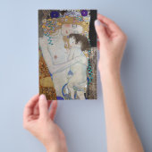 Mutter und Kind von Gustav Klimt Flyer (Handgriff)