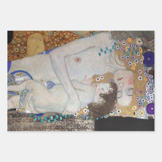 Mutter und Kind von Gustav Klimt Geschenkpapier Set (Vorderseite 2)