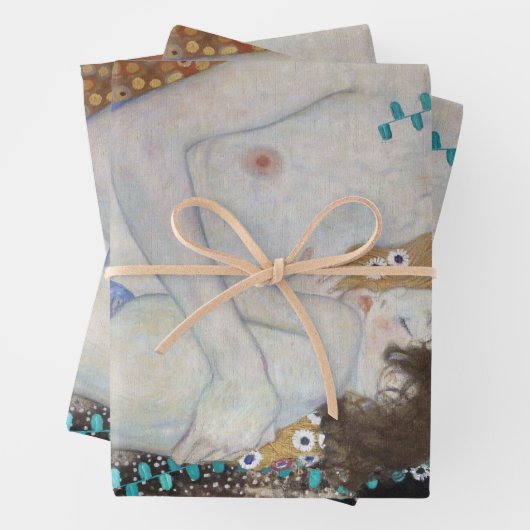 Mutter und Kind von Gustav Klimt Geschenkpapier Set (Beispiel)
