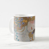 Mutter und Kind von Gustav Klimt Kaffeetasse (Vorderseite Links)