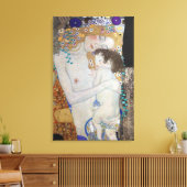 Mutter und Kind von Gustav Klimt Leinwanddruck (Insitu (Wohnzimmer))