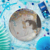 Mutter und Kind von Gustav Klimt Pappteller (Party)