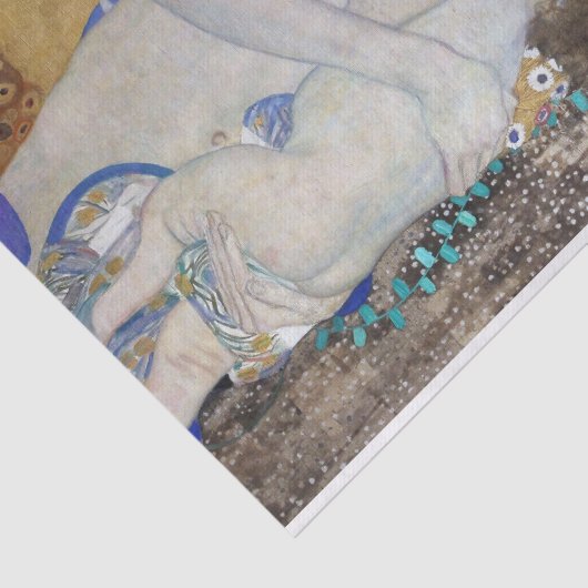 Mutter und Kind von Gustav Klimt Seidenpapier (Ausschnitt)