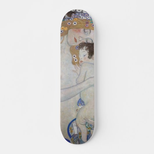 Mutter und Kind von Gustav Klimt Skateboard (Vorne)
