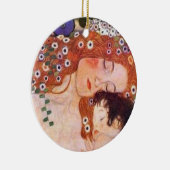 Mutter und Kind von Klimt Keramik Ornament (Rechts)
