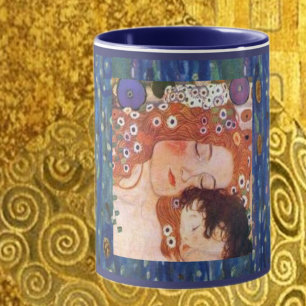 Mutter und Kind von Klimt Tasse