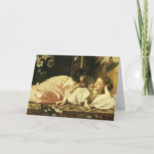 Mutter und Kind von Leighton, glücklicher Mutterta Karte