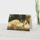 Mutter und Kind von Leighton, glücklicher Mutterta Karte (Vorderseite)
