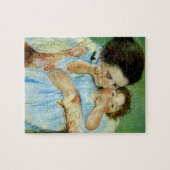 Mutter und Kind von Mary Cassat Puzzle (Horizontal)