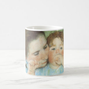 Mutter und Kind von Mary Cassatt, Vintage Fine Art Kaffeetasse