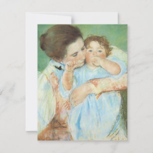 Mutter und Kind von Mary Cassatt, Vintage Kunst