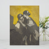 Mutter und Kind (von Norah Neilson Gray) Karte (Stehend Vorderseite)