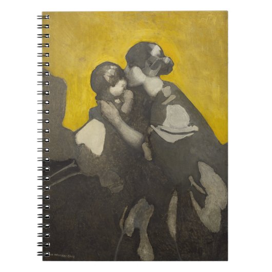 Mutter und Kind (von Norah Neilson Gray) Notizblock (Vorderseite)