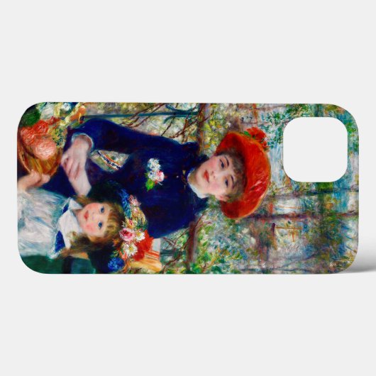 Mutter und Kind von Renoir Case-Mate iPhone Hülle (Rückseite (Horizontal))