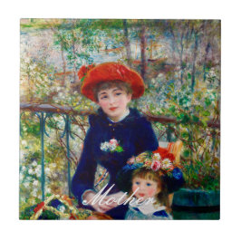 Mutter und Kind von Renoir Fliese