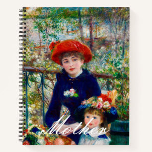 Mutter und Kind von Renoir Notizblock