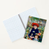 Mutter und Kind von Renoir Notizblock (Innenseite)