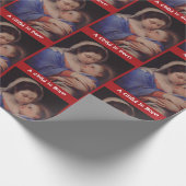 Mutter und Kind Weihnachtskrippe Geschenk Geschenkpapier (Ecke)