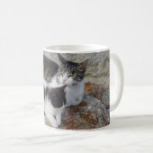 Mutter und Kind Weißkaffee Tasse (VorderseiteRechts)