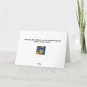 Mutter und Kind Welpen Note Card Boston Terrier Karte (Rückseite)