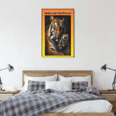 Mutter und Kind Wiedersehen Leinwanddruck (Insitu (Schlafzimmer))