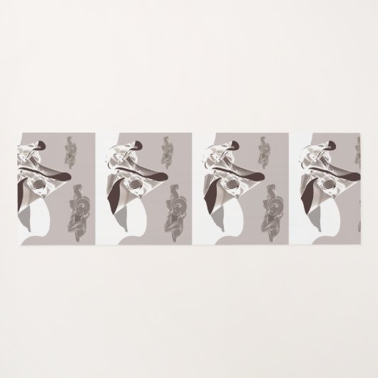 Mutter und Kind Yogamatte (Rückseite (Horizontal))