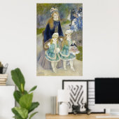 Mutter und Kinder, La Promenade, Renoir Poster (Heimbüro)