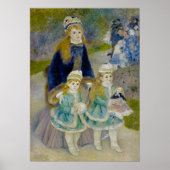 Mutter und Kinder - Renoir Poster (Vorne)