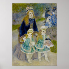 Mutter und Kinder - Renoir Poster