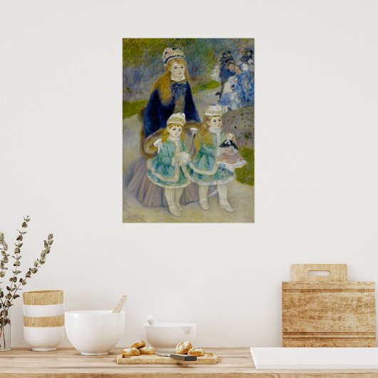 Mutter und Kinder - Renoir Poster (Küche)