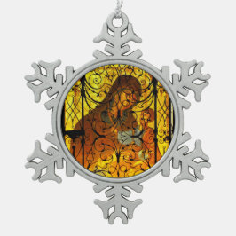 MUTTER UND KINDER Schneeflocke Gerahmte Ornamente