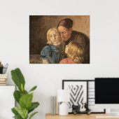 Mutter und Kinder von Ancher Poster (Heimbüro)