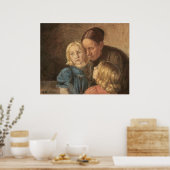 Mutter und Kinder von Ancher Poster (Küche)