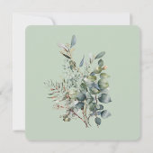 Mutter- und KinderBaby-Dusche Einladung (Rückseite)