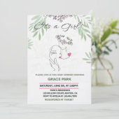 MUTTER- UND KINDERBOND-Kinderdusche Einladung (Stehend Vorderseite)