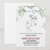 MUTTER- UND KINDERBOND-Kinderdusche Einladung (Vorne/Hinten)