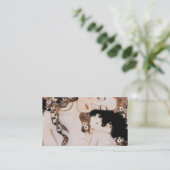 Mutter und Kindergeister Klimt Visitenkarte (Stehend Vorderseite)